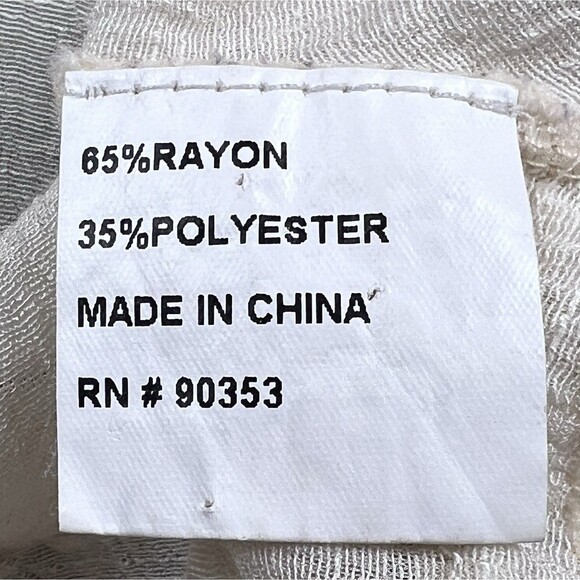 Rebellion Crochet Cardigan Womens Sm Open Knit Duster Fringe Boho Festival Retro - Picture 11 of 12